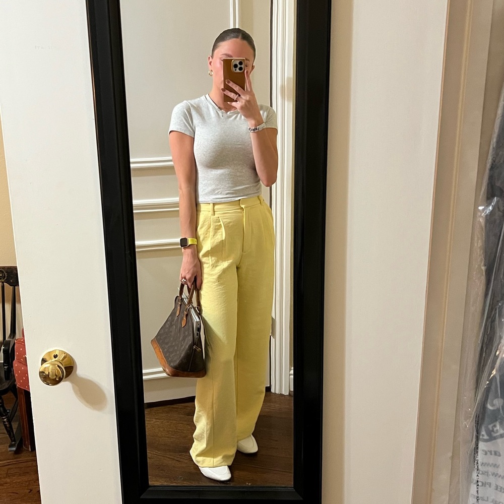 A&F Sloane Tailored Premium Crepe Pant